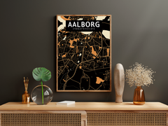 Aalborg Lighting Map Orange