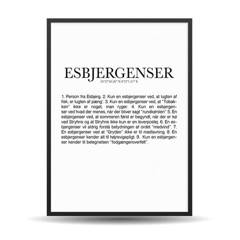 Esbjergenser Plakat