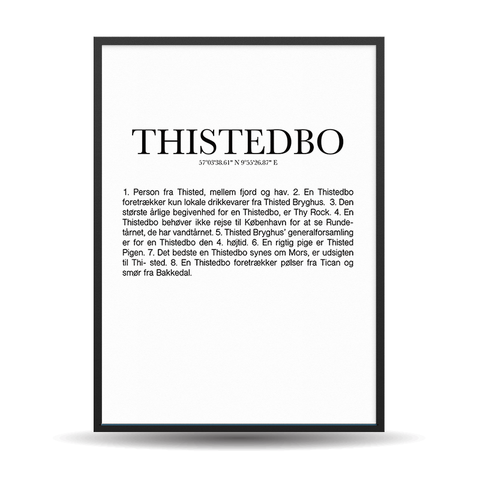 Thistedbo Plakat