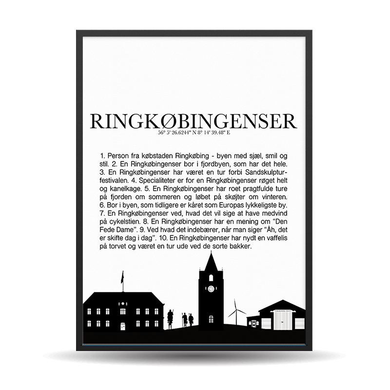 Ringkøbingenser Plakat m. Motiv