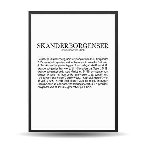 Skanderborgenser Plakat