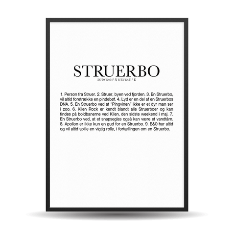 Struerbo Plakat