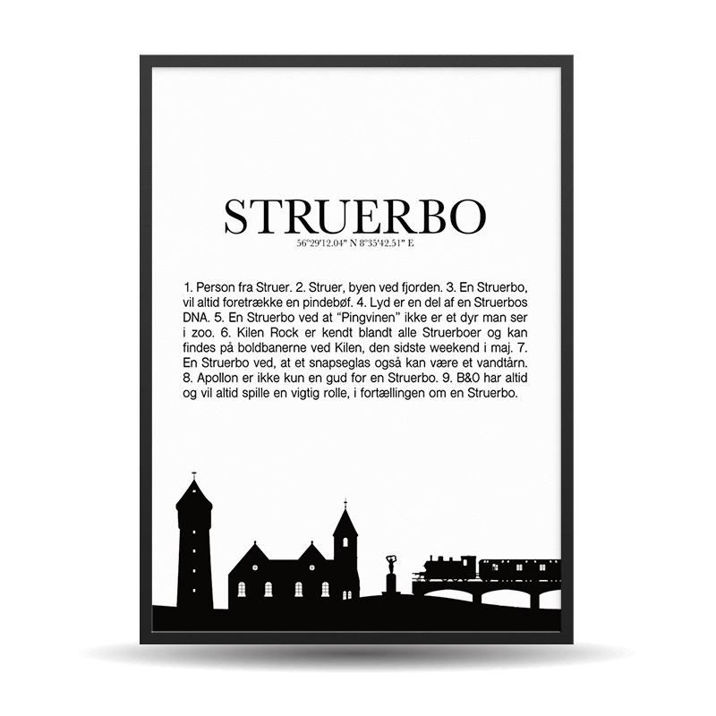 Struerbo Plakat m. Motiv