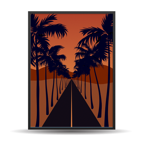 Sunset Palms #4