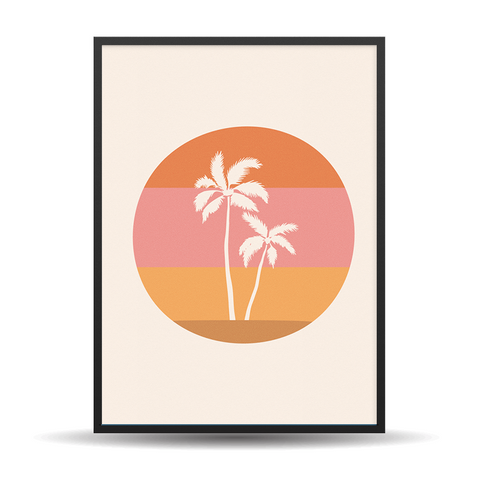 Sunset Palms #1