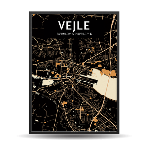 Vejle Lighting Map Orange