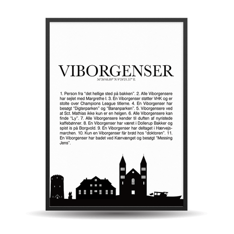 Viborgenser Plakat m. Motiv