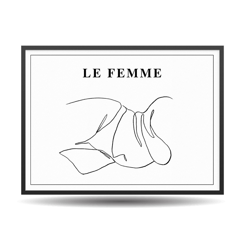 Linework Female Nr. 13 - "Le Femme"