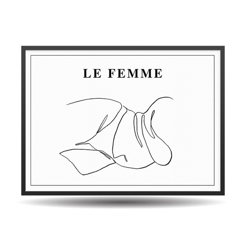 Linework Female Nr. 13 - "Le Femme"