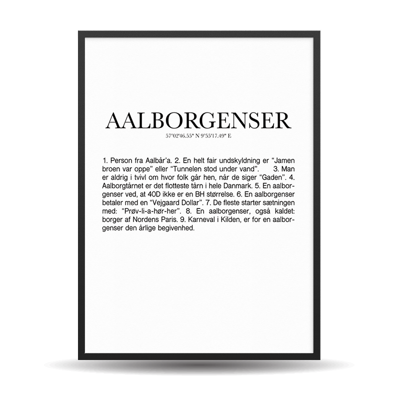 Aalborgenser Plakat