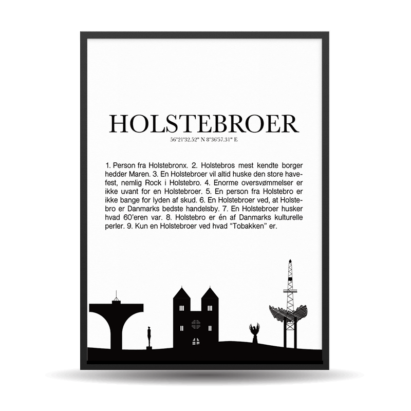 Holstebroer Plakat m. Motiv