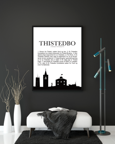 Thistedbo Plakat m. Motiv