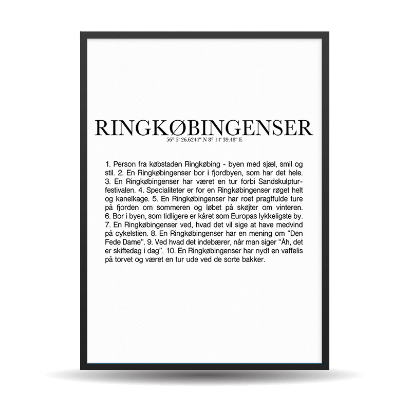 Ringkøbingenser Plakat