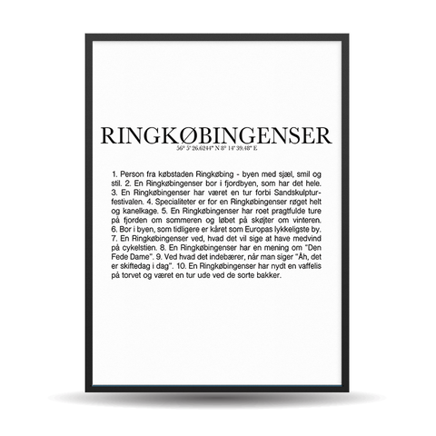 Ringkøbingenser Plakat