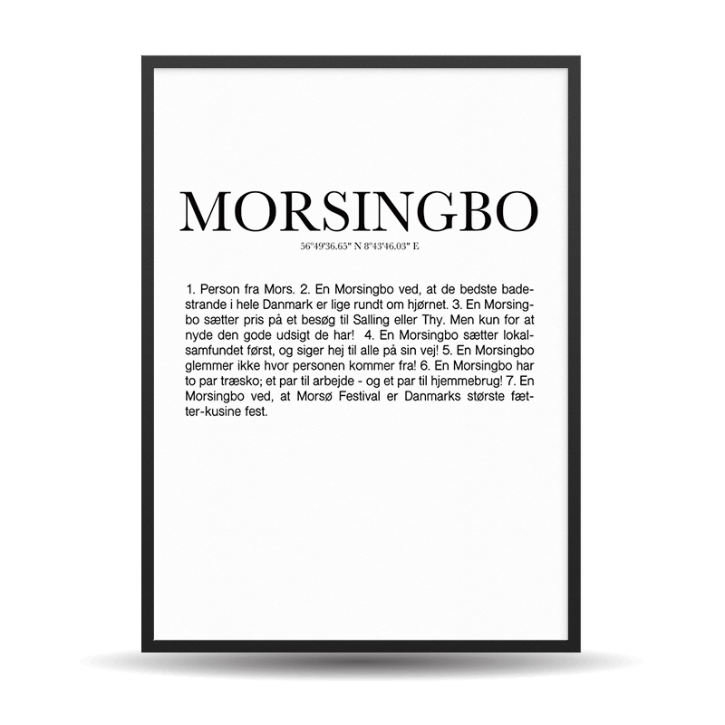 Morsingbo Plakat