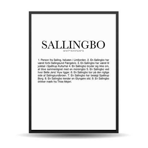 Sallingbo Plakat