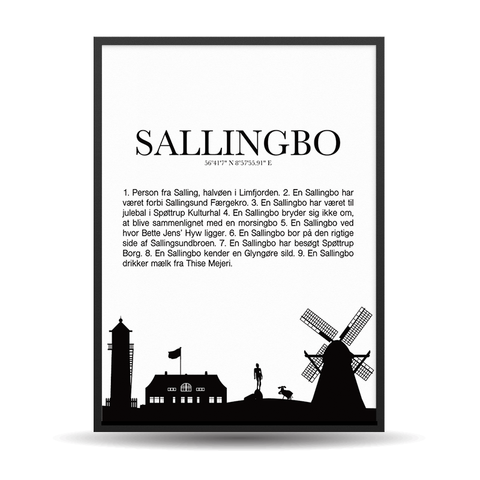 Sallingbo Plakat m. Motiv