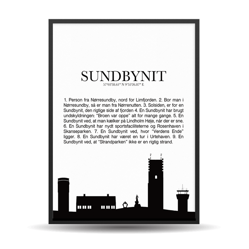 Sundbynit Plakat m. Motiv